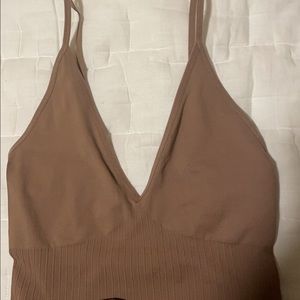 Chestnut V Neck Brami